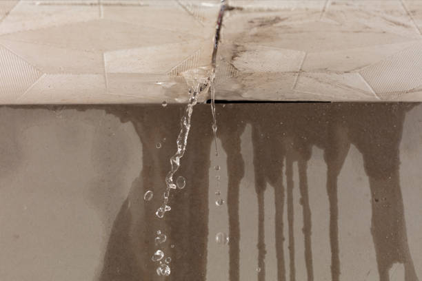Professional Burst Pipe Cleanup technician working in Oakham, MA